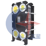 BR06型不等截面板式换热器 